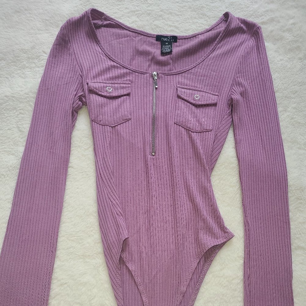 Rue 21 Purple Bodysuit